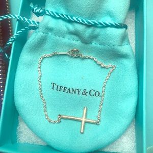 Tiffany & Co. sterling silver cross bracelet